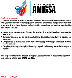 Politica de Calidad